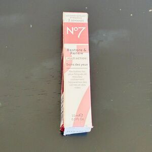 No7 Restore & Renew Multi-Action Eye Cream .05 fl. oz New